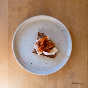Kimchi am Brot